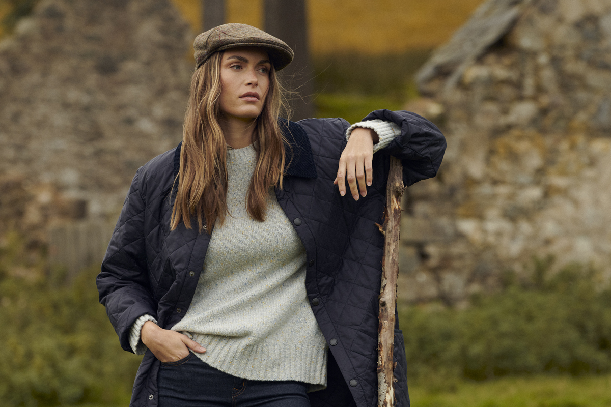 Barbour Womens Lavensdale Crew Neck Knitted Jumper