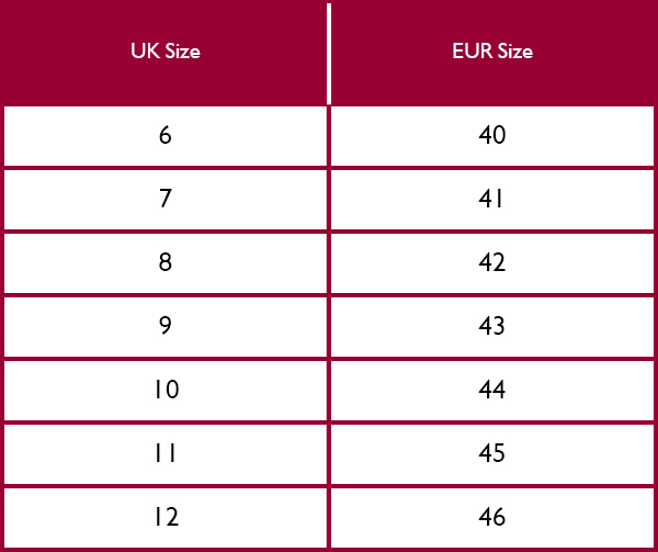 Barbour Mens Footwear Sizes