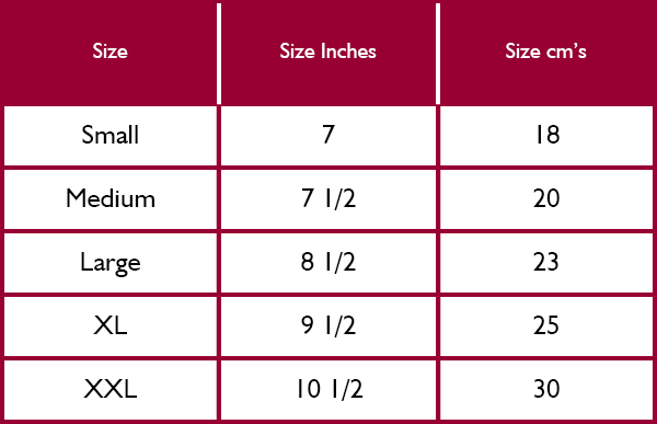 Beretta Waterproof Gloves Size Guide