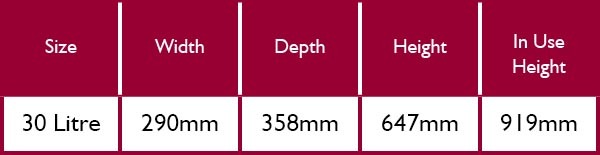 Brabantia Bo Pedal Bin 30 Litre