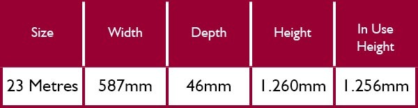 Brabantia HangOn Tower Drying Rack 23 Metres