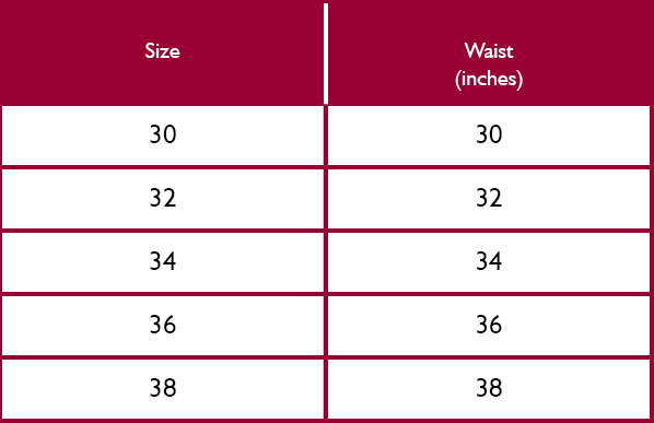 Helly Hansen Mens Shorts Size Guide