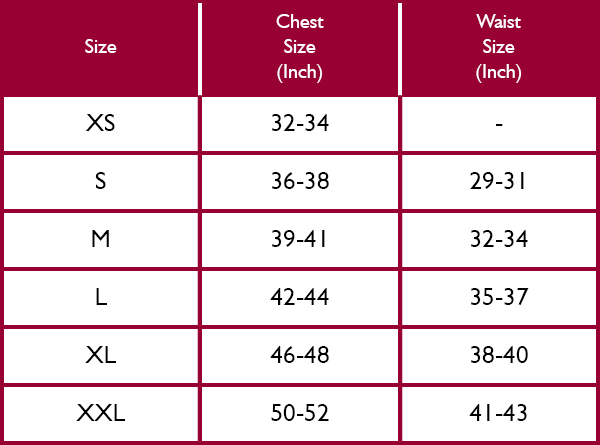 Joules Mens Jumper Size Guide