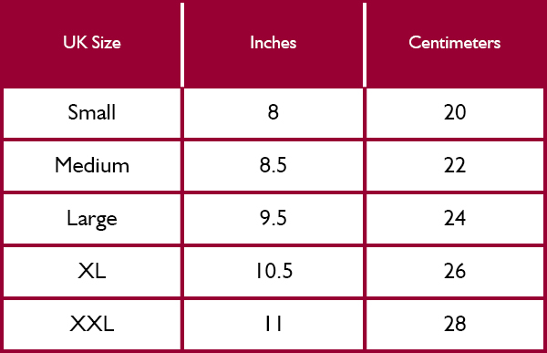 Seeland Gloves Size Guide