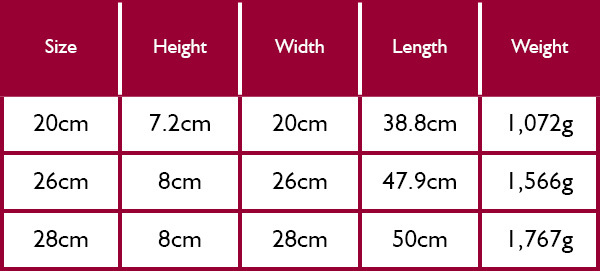 Stellar Eclipse Frying Pan Size Guide