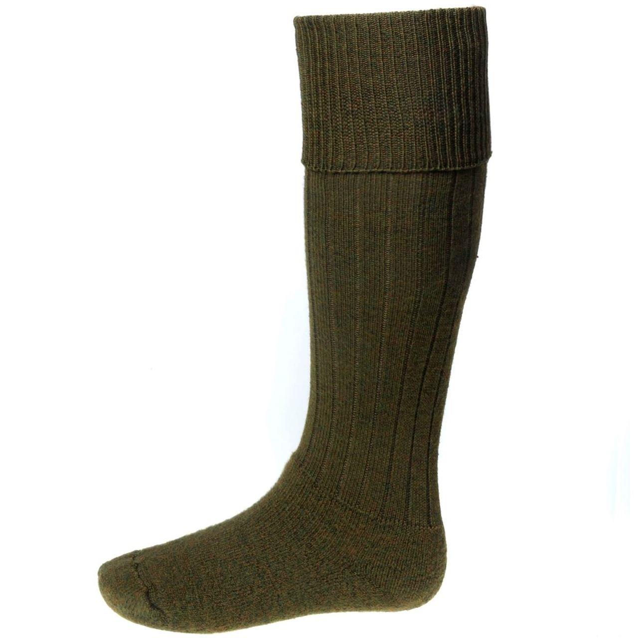 Heritage 1845 Mens Scarba Classic Boot Sock Bracken Large