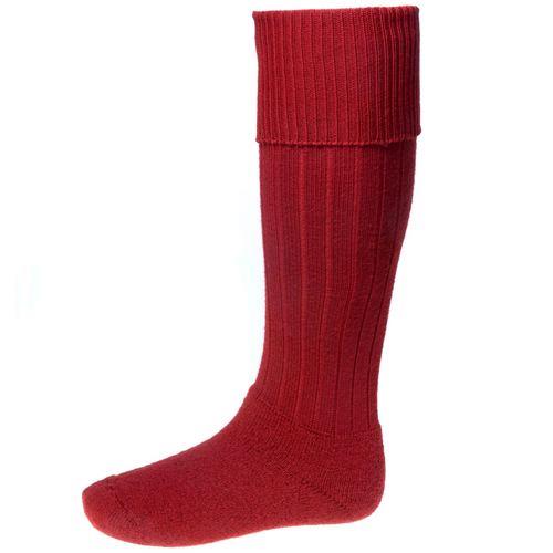 Heritage 1845 Mens Scarba Classic Boot Sock Brick Red Large