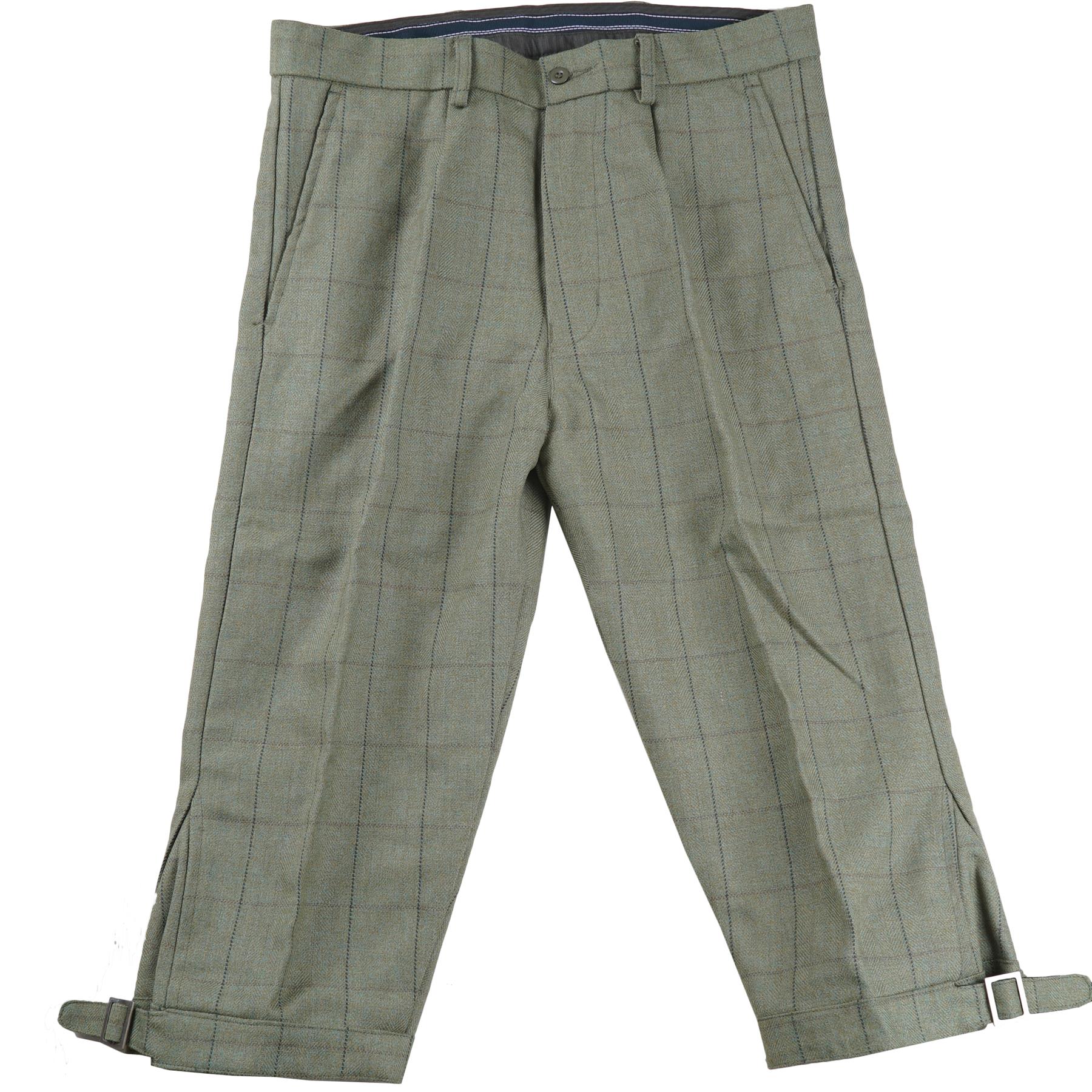 Heritage 1845 Tweed Breeks Green 34