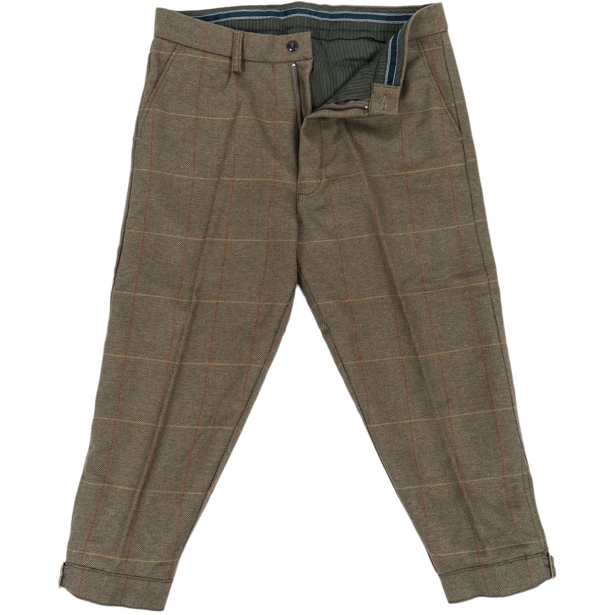 Heritage 1845 Tweed Breeks Olive/Brown 42
