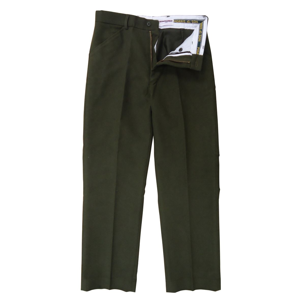 Heritage 1845 Moleskin Trousers Olive 42