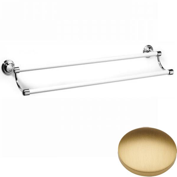 Samuel Heath Fairfield Ceramic Double Towel Rail N9562-B Brushed Gold Matt