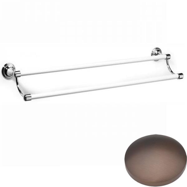 Samuel Heath Fairfield Ceramic Double Towel Rail N9562-B City Bronze