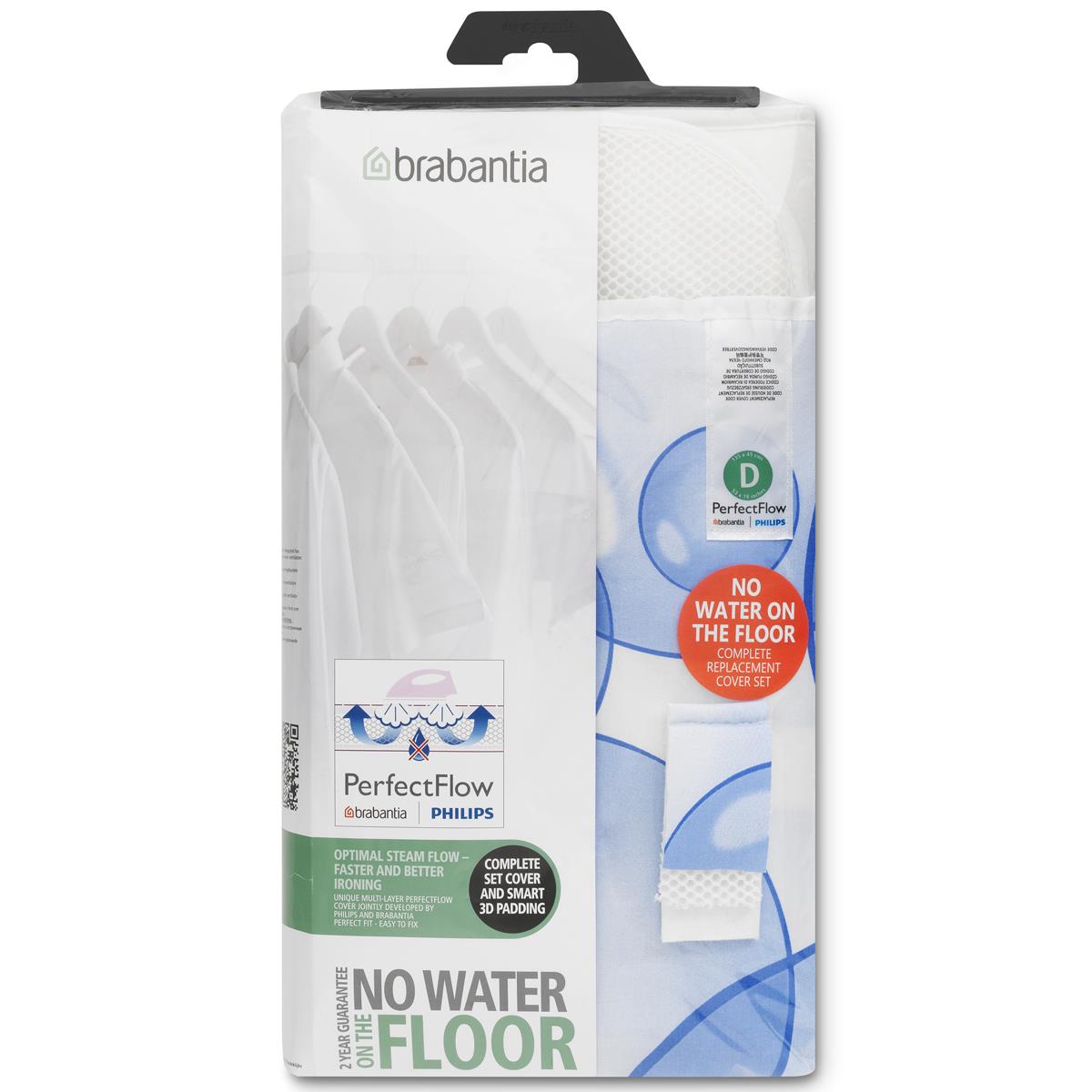 Brabantia PerfectFlow Ironing Board Cover  135cm x 45cm (D)