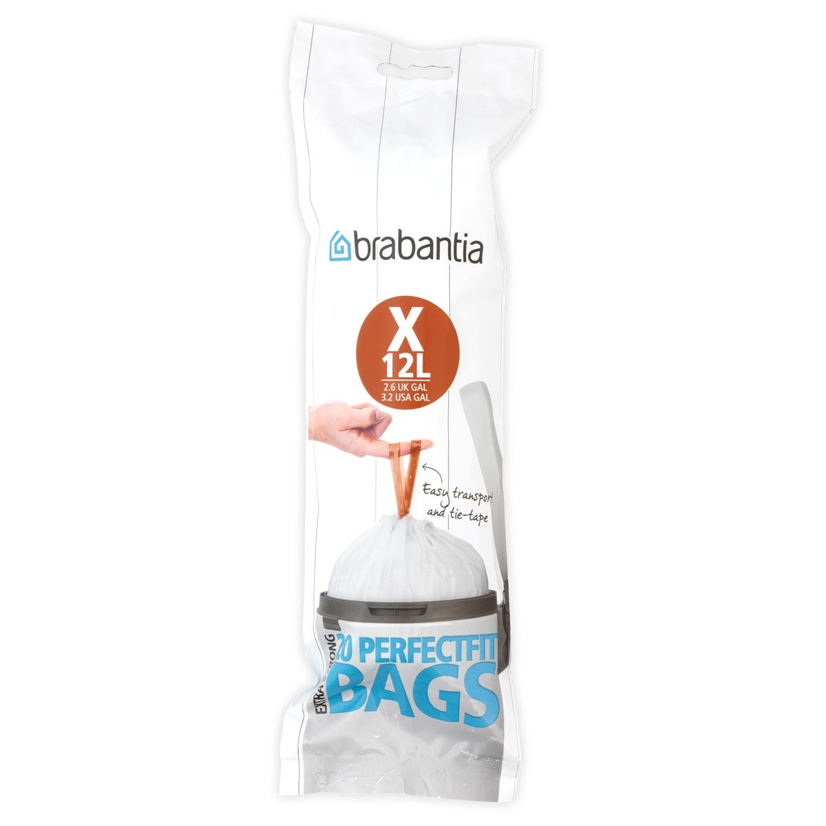 Brabantia Bin Liners Perfectfit Bin Bags 5L (Code B) Brabantia US