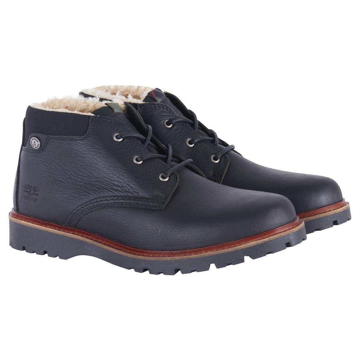 Barbour Mens Alder Boots Black 7