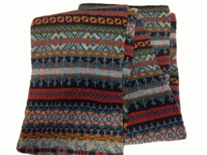 Barbour Scarf in Fairisle Print