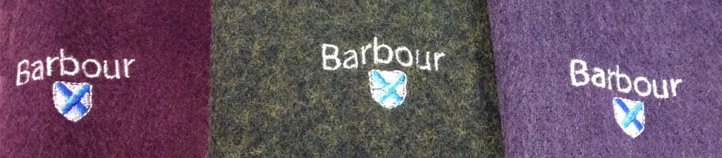 Barbour Scarf Logo's