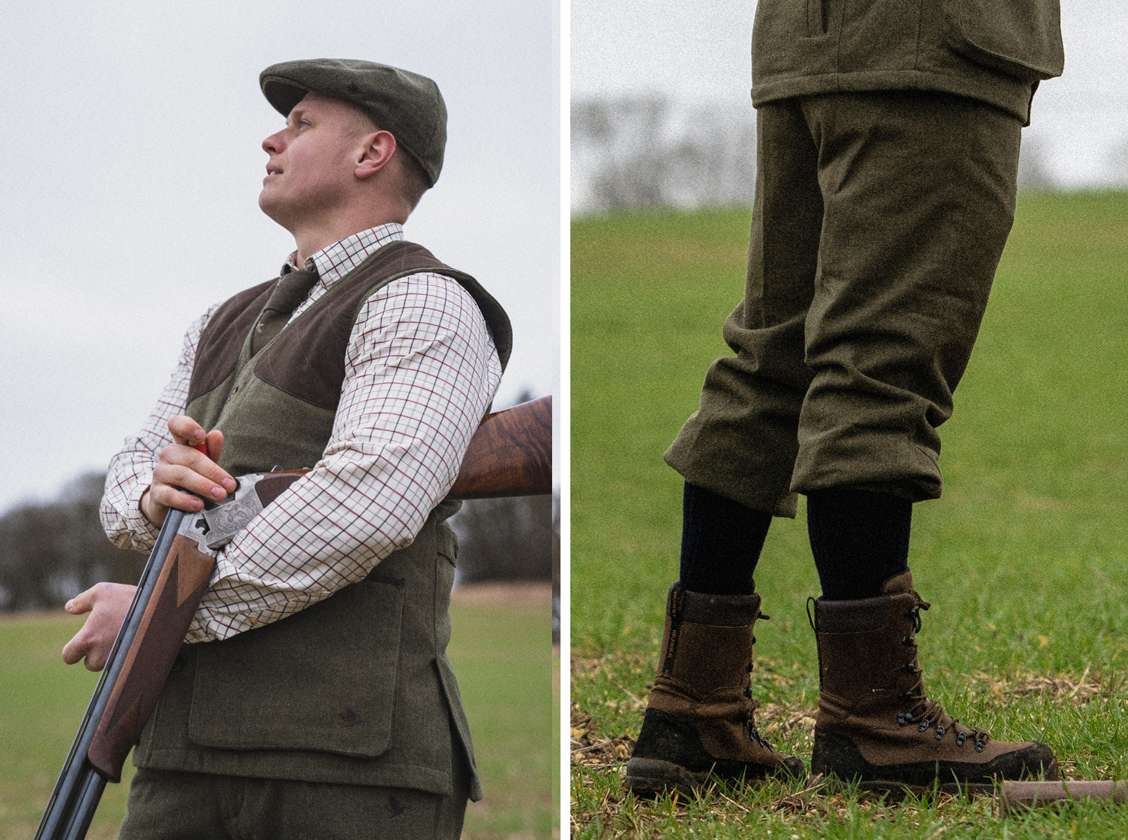 Seeland Tweed Hillside Waistcoat Men's