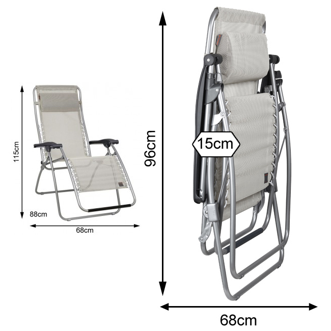 Lafuma RSXA Recliner Measurements