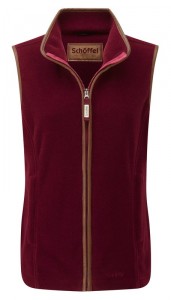 Schoffel Lyndon Fleece Gilet Claret